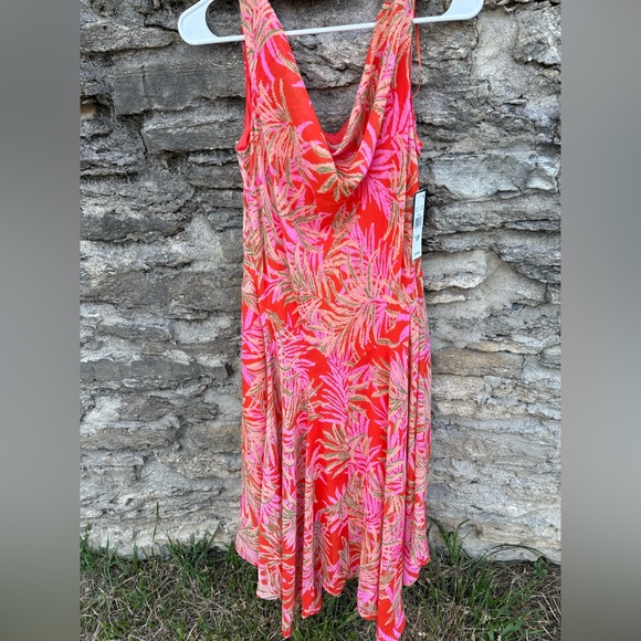 Signature by Robbie Bee Pink and Orange Sundress - Picture 3 of 7